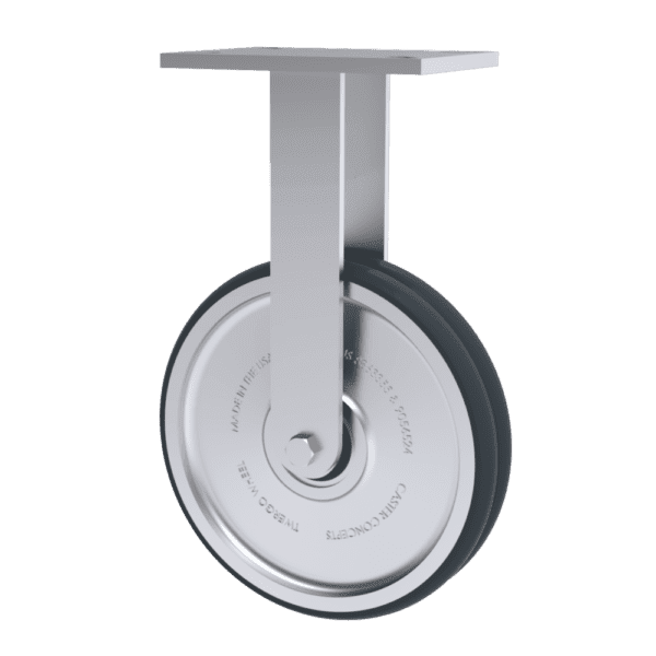 10x2 T/R-95 Polyurethane Rigid Caster W/ TWERGO Wheel